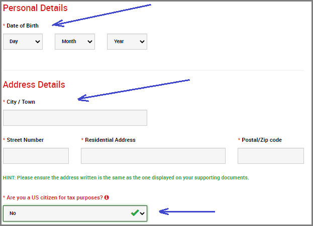 Real Account Registration 1/2, xm registration real account.